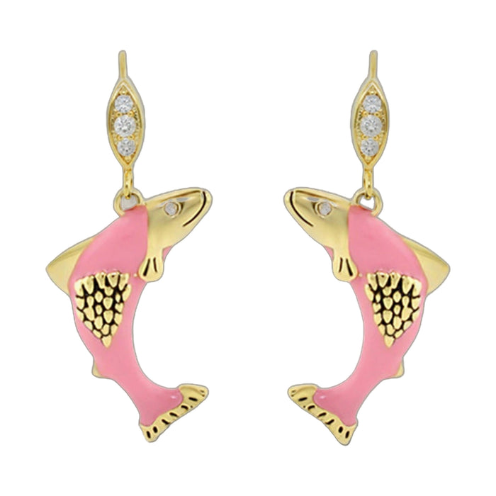 Eau Salmon Earrings