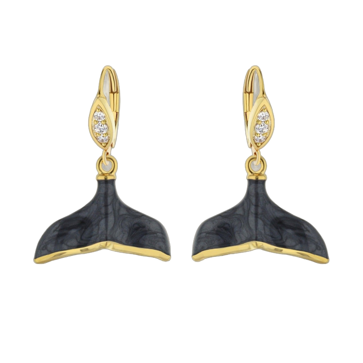 Whale Tail Earrings