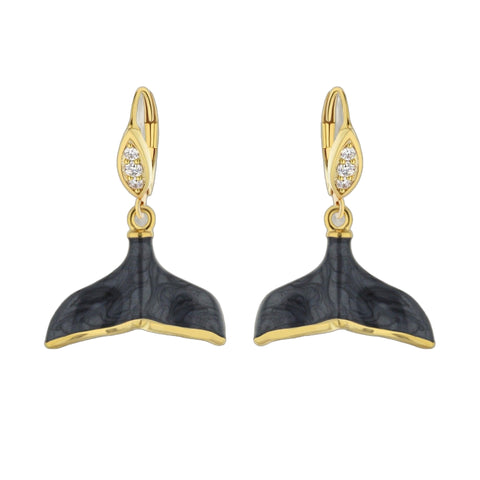 Whale Tail Earrings