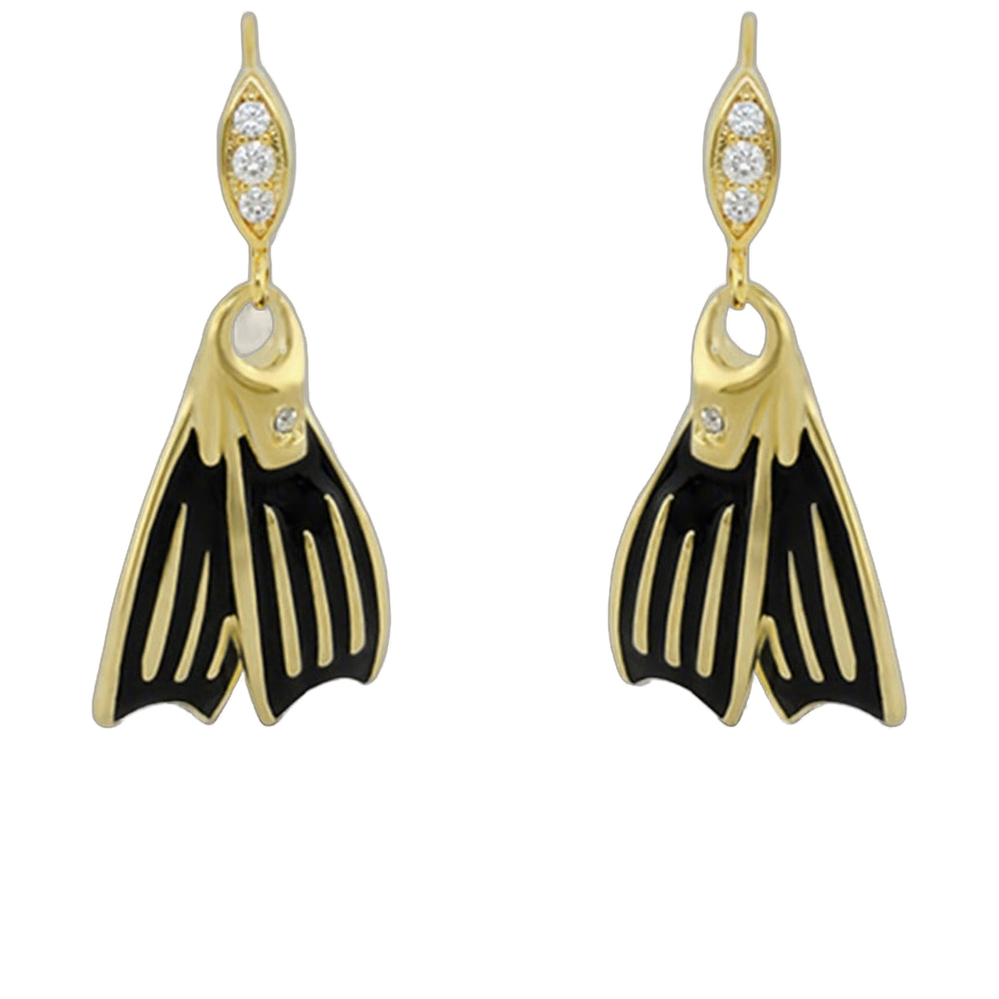 Eau Swimming Fins Earrings