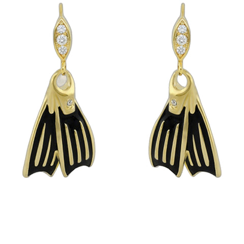 Eau Swimming Fins Earrings