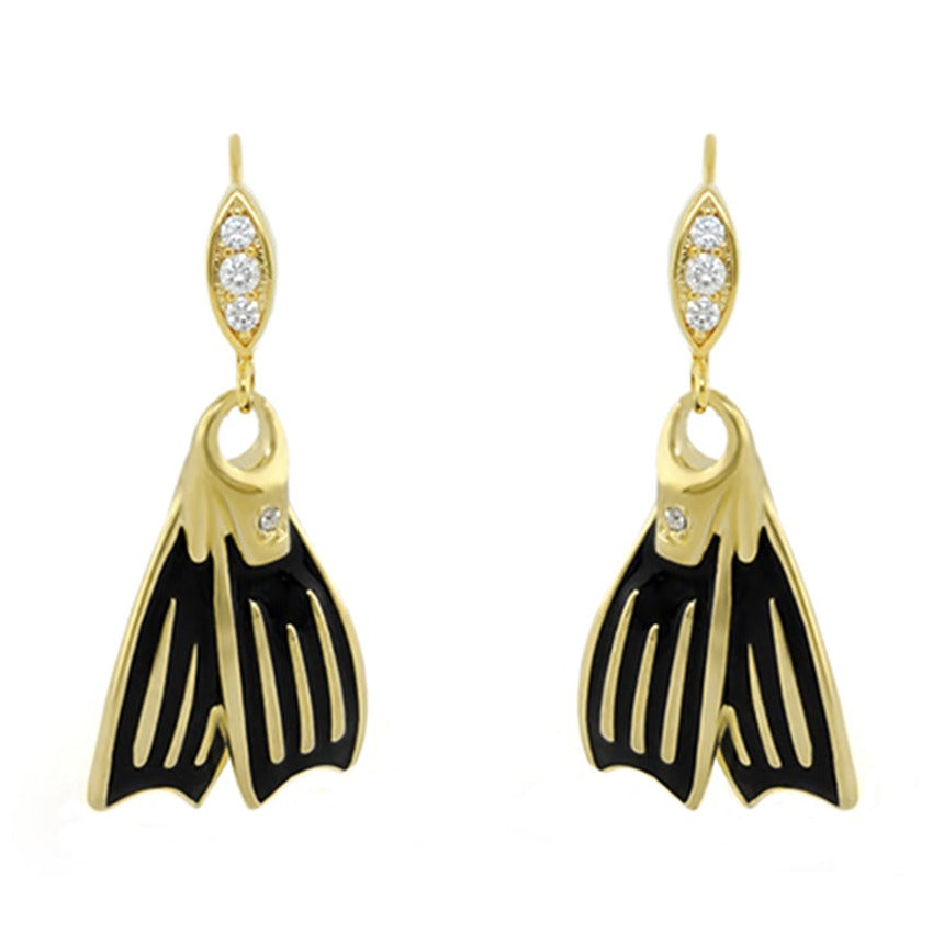 Eau Swimming Fins Earrings