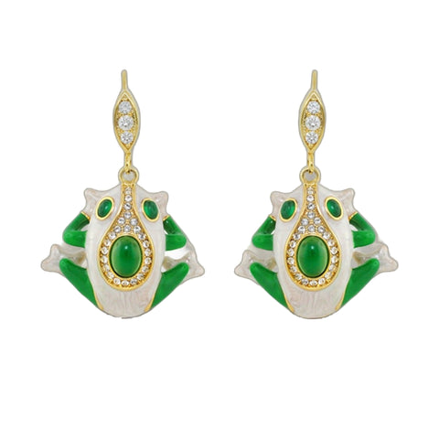 Eau Frog Earrings