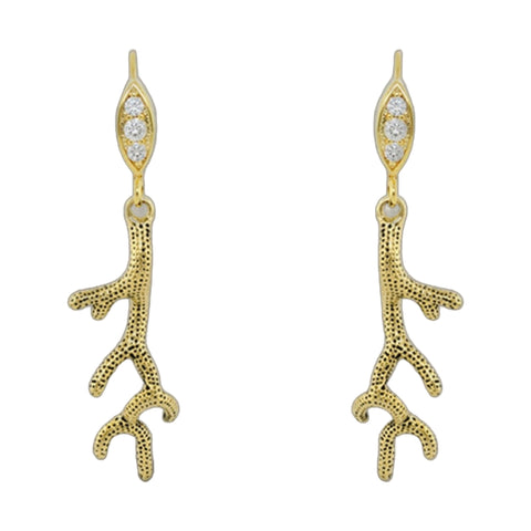 Eau Coral Earrings