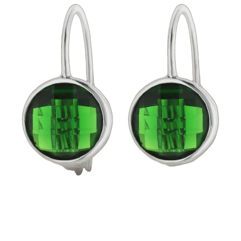 May Birthstone Color Earrings