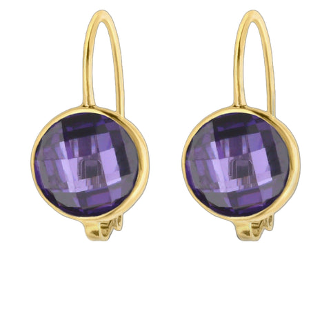 June Birthstone Color Earrings