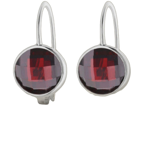 January Birthstone Color Earrings