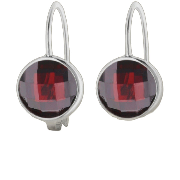 January Birthstone Color Earrings
