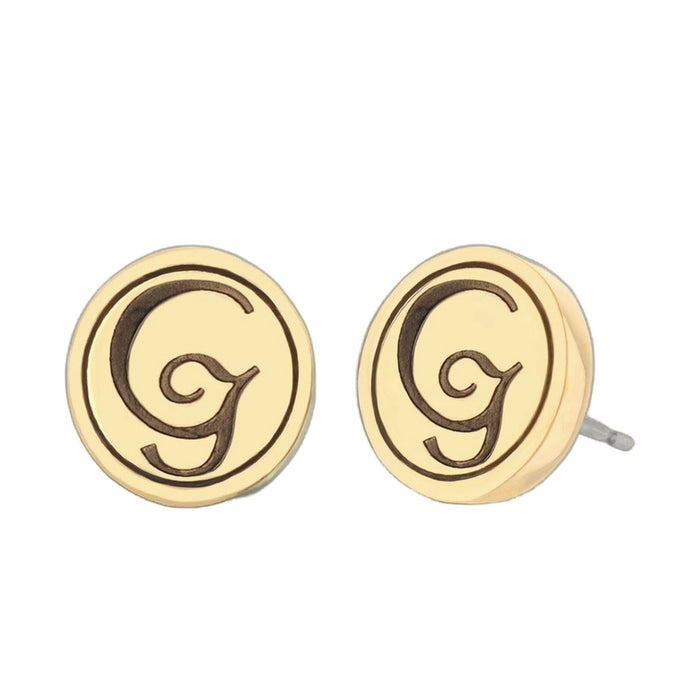 Initial G Earring