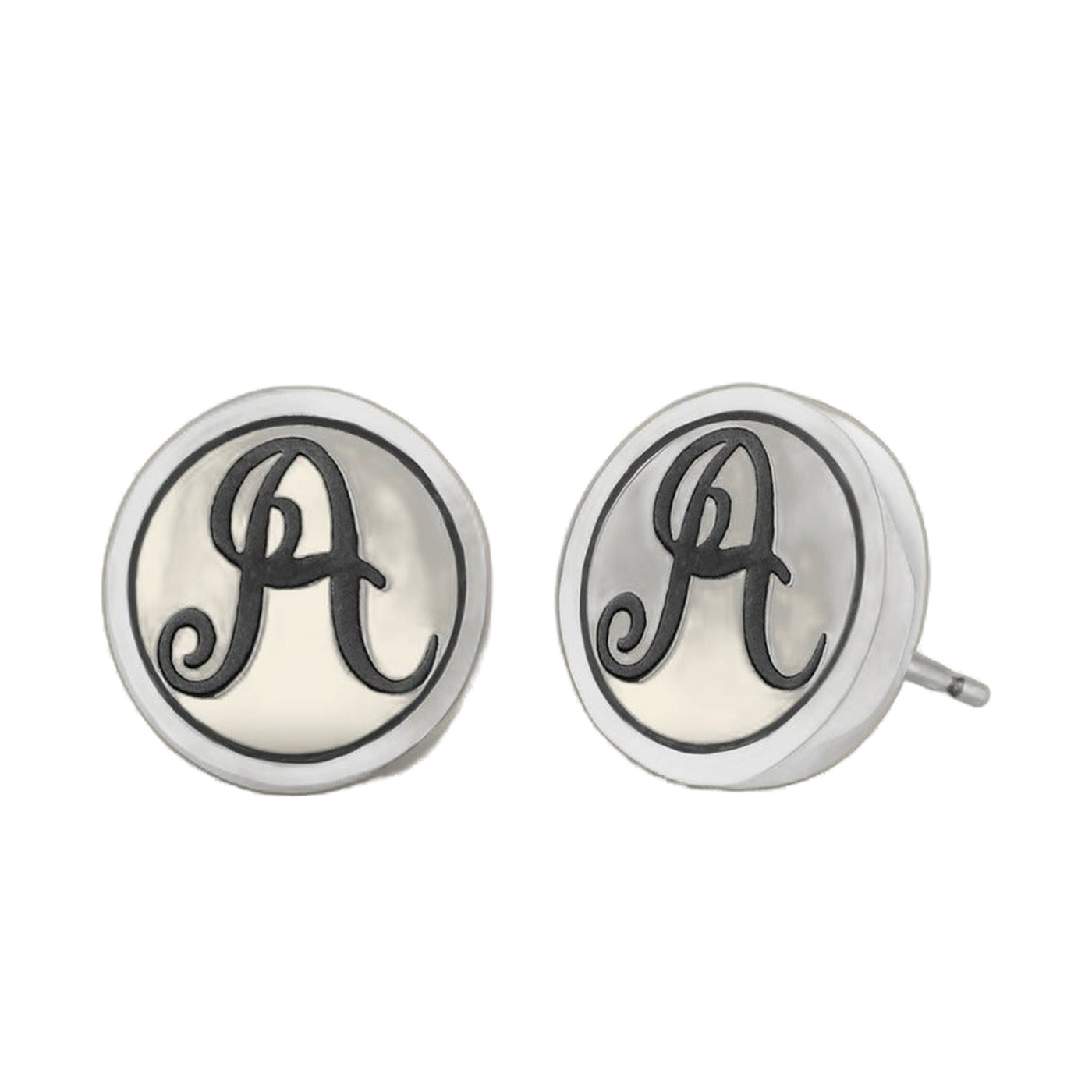 Initial A Earring