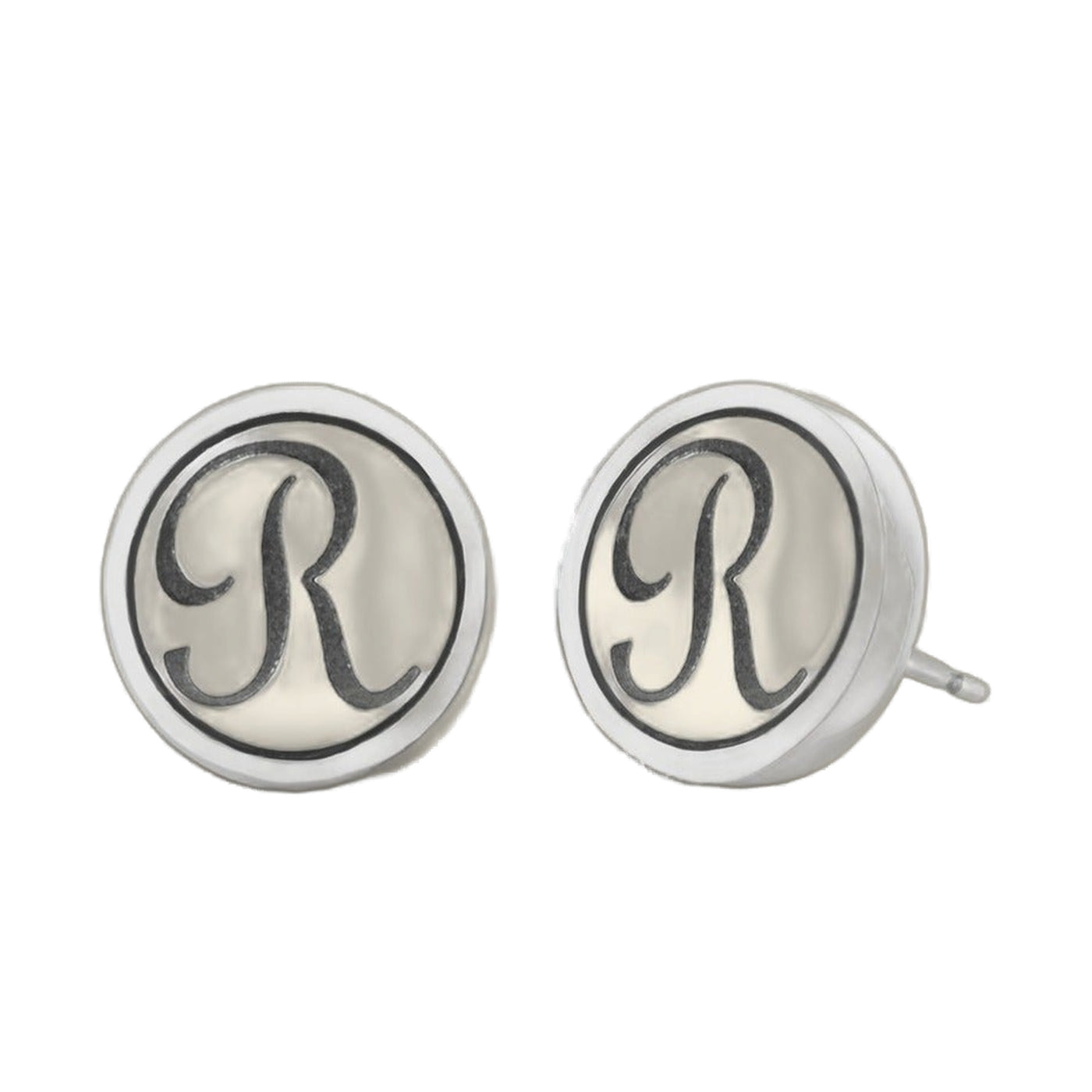 Initial R Earring