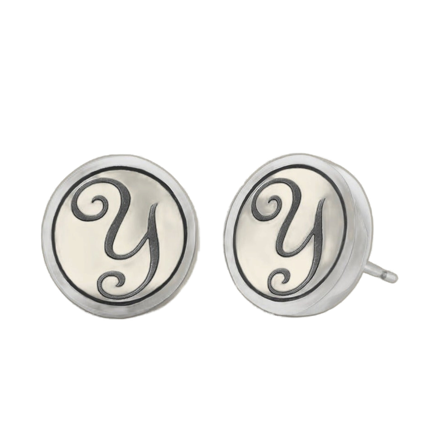 Initial Y Earring