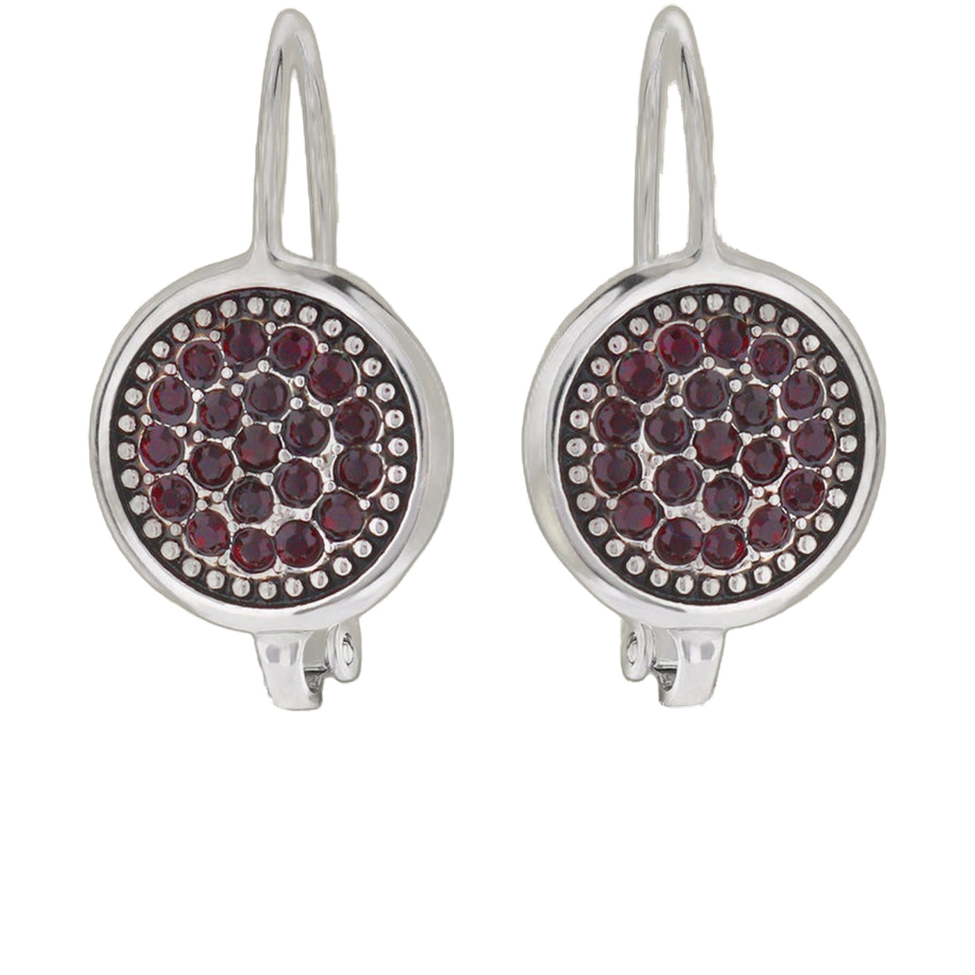 January Birthstone Color Earrings