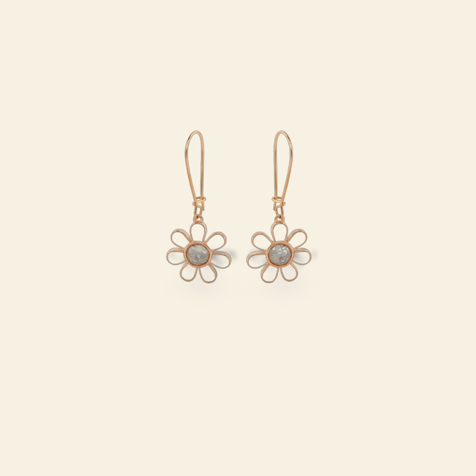 Moon Flower Earrings