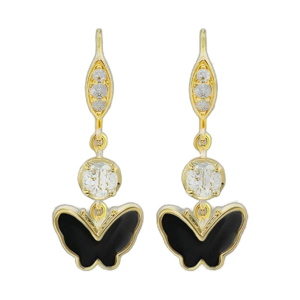 Mariposa Butterfly Onyx Earring