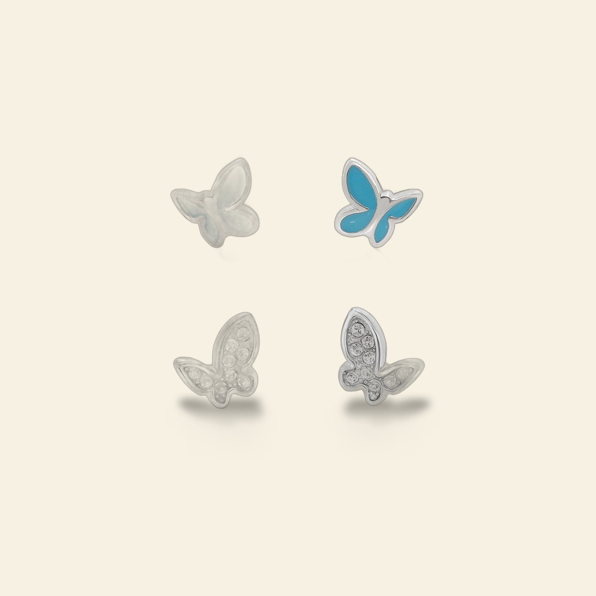 Sydney Leigh Butterfly Earrings Set of 2