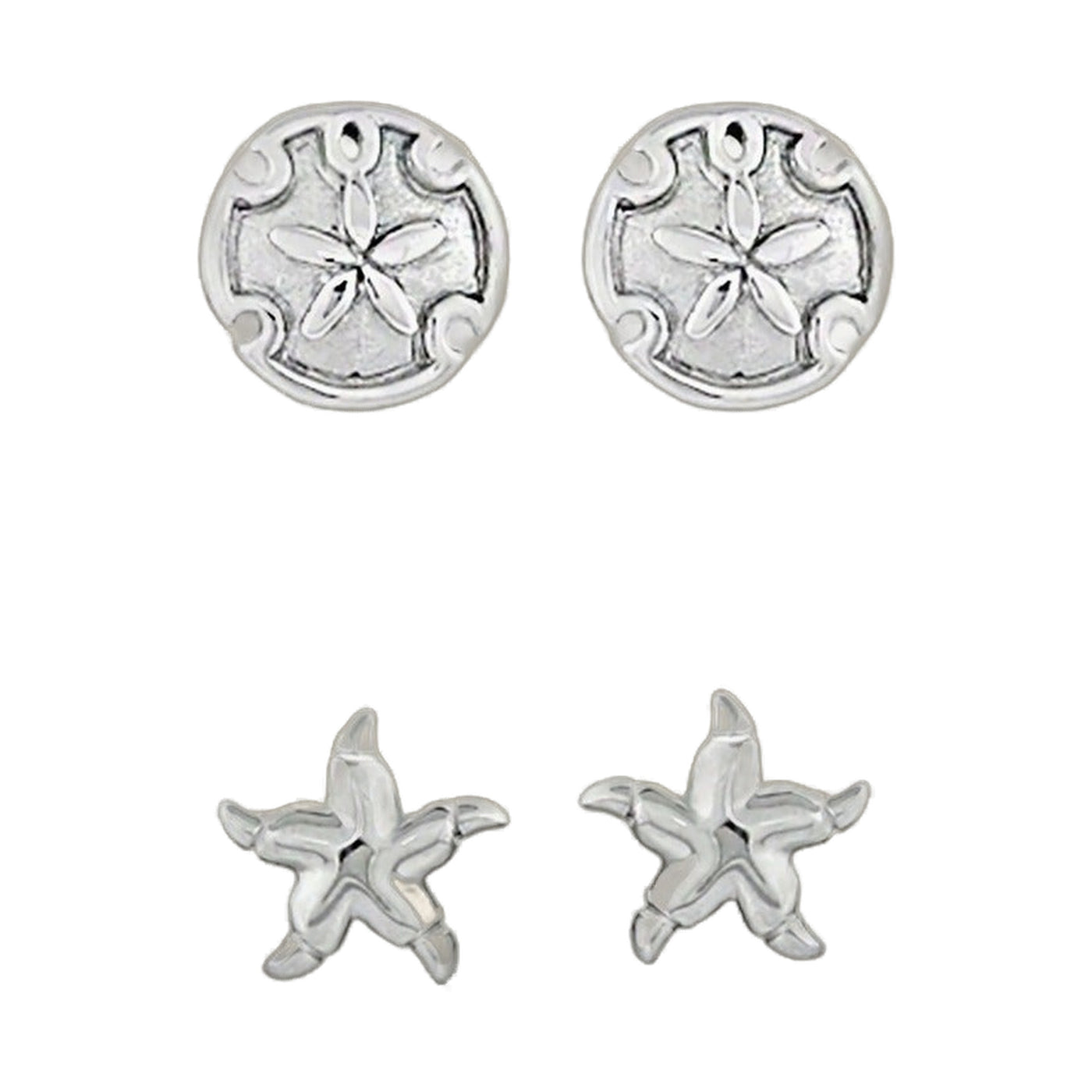 Sydney Leigh Sand Dollar & Starfish Earrings