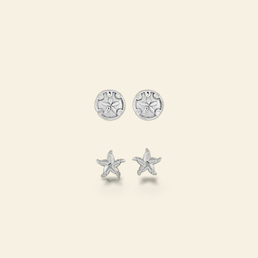 Sydney Leigh Sand Dollar & Starfish Earrings