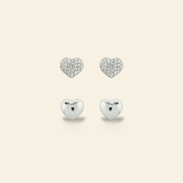 Sydney Leigh Heart Earrings Set of 2