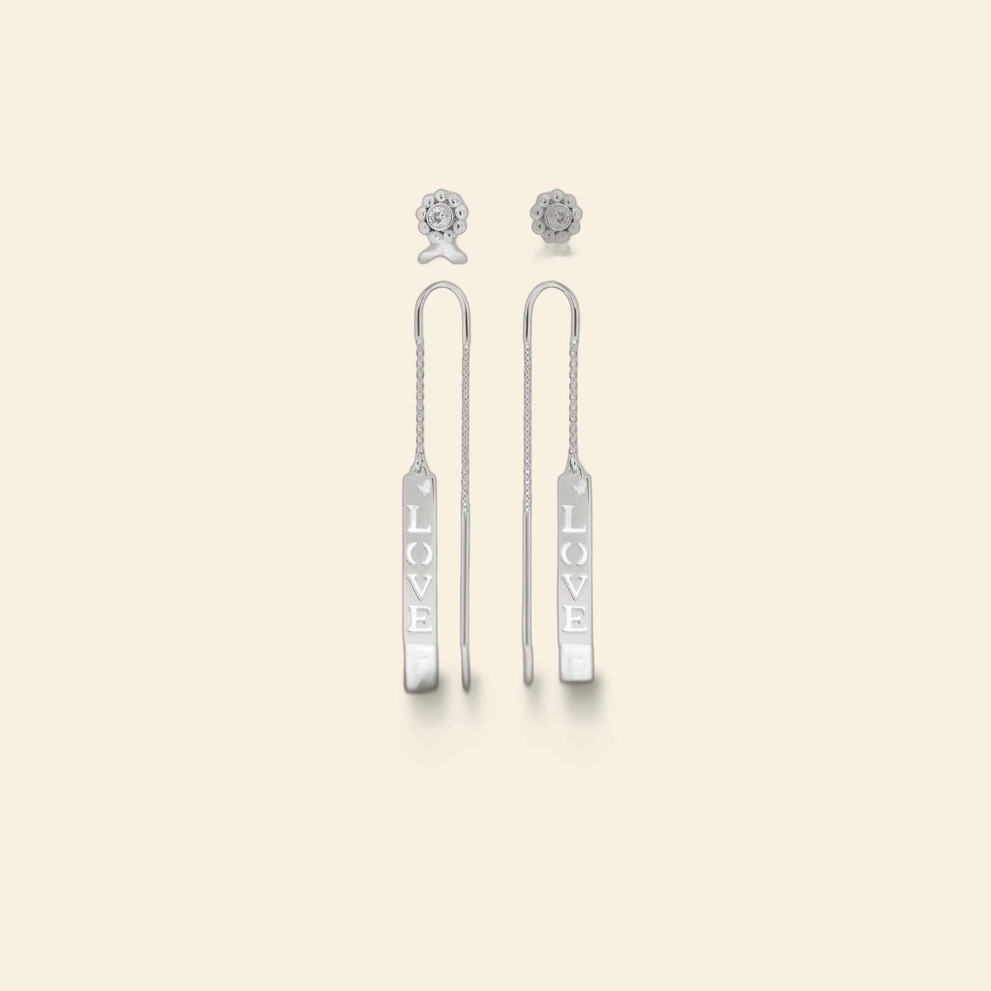 Sydney Leigh Love Earring Set of 2