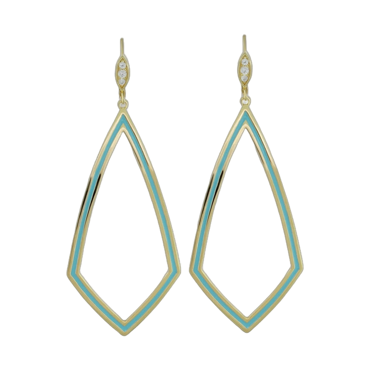 Lux Diamond Dangle Earrings