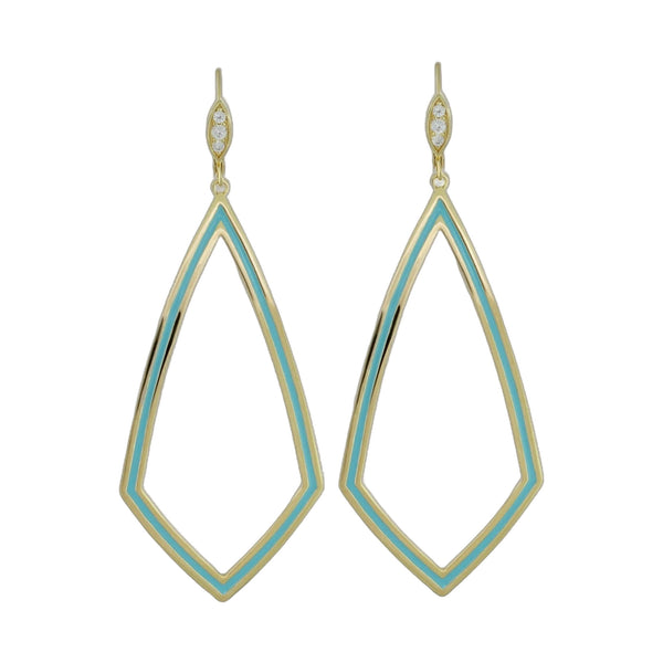 Lux Diamond Dangle Earrings