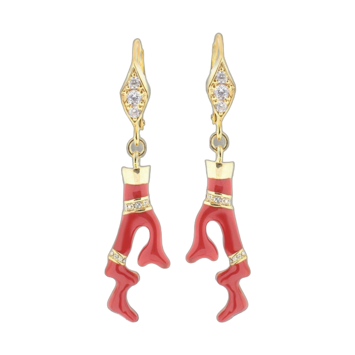 Pretty Little Things Coral Earrings