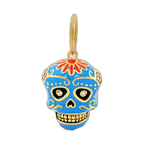 Eau Dia De Los Muertos Skull Pendant