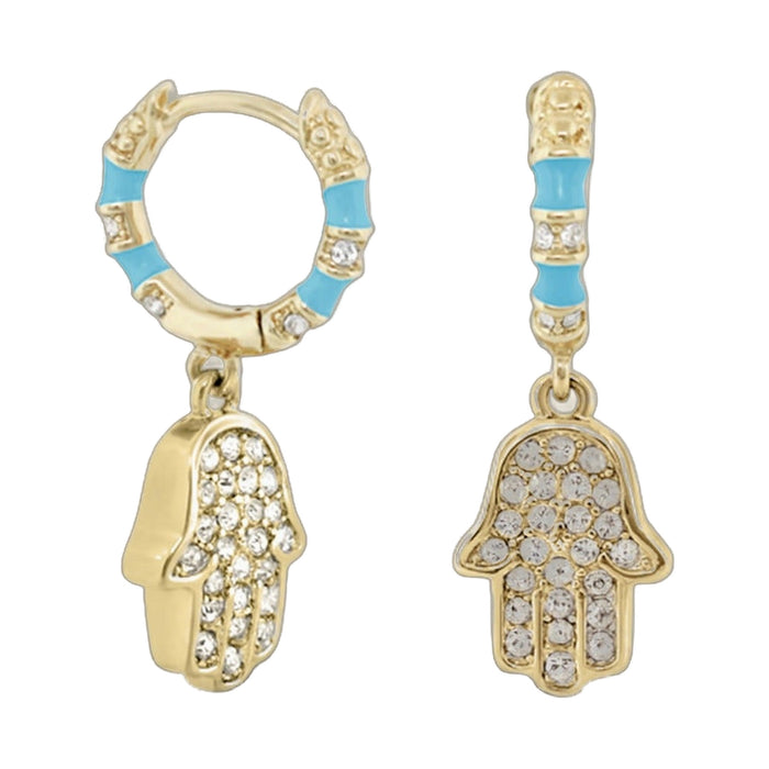 Girl's Hamsa Huggie Earrings
