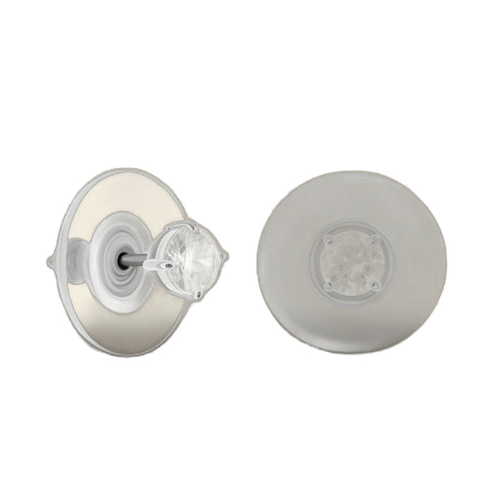 925 Stud Earrings 0.6 Ct