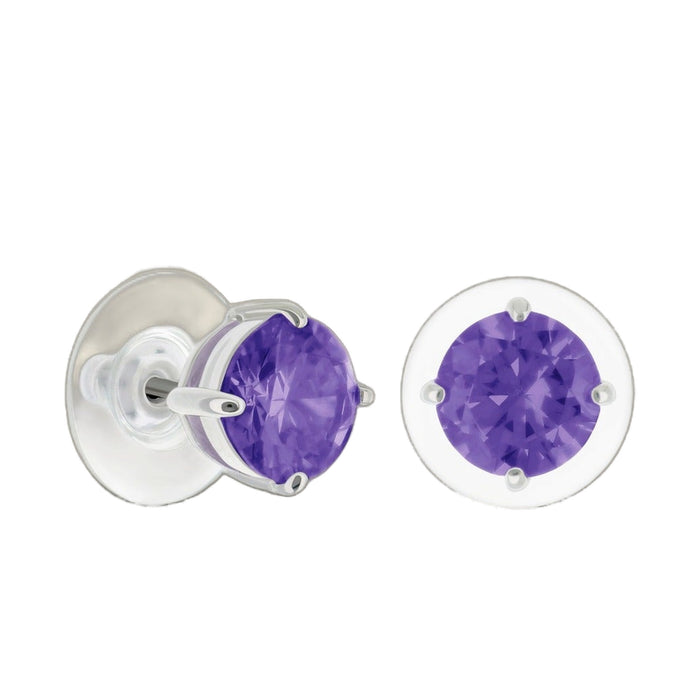 925 Stud Earrings 1.3 Ct