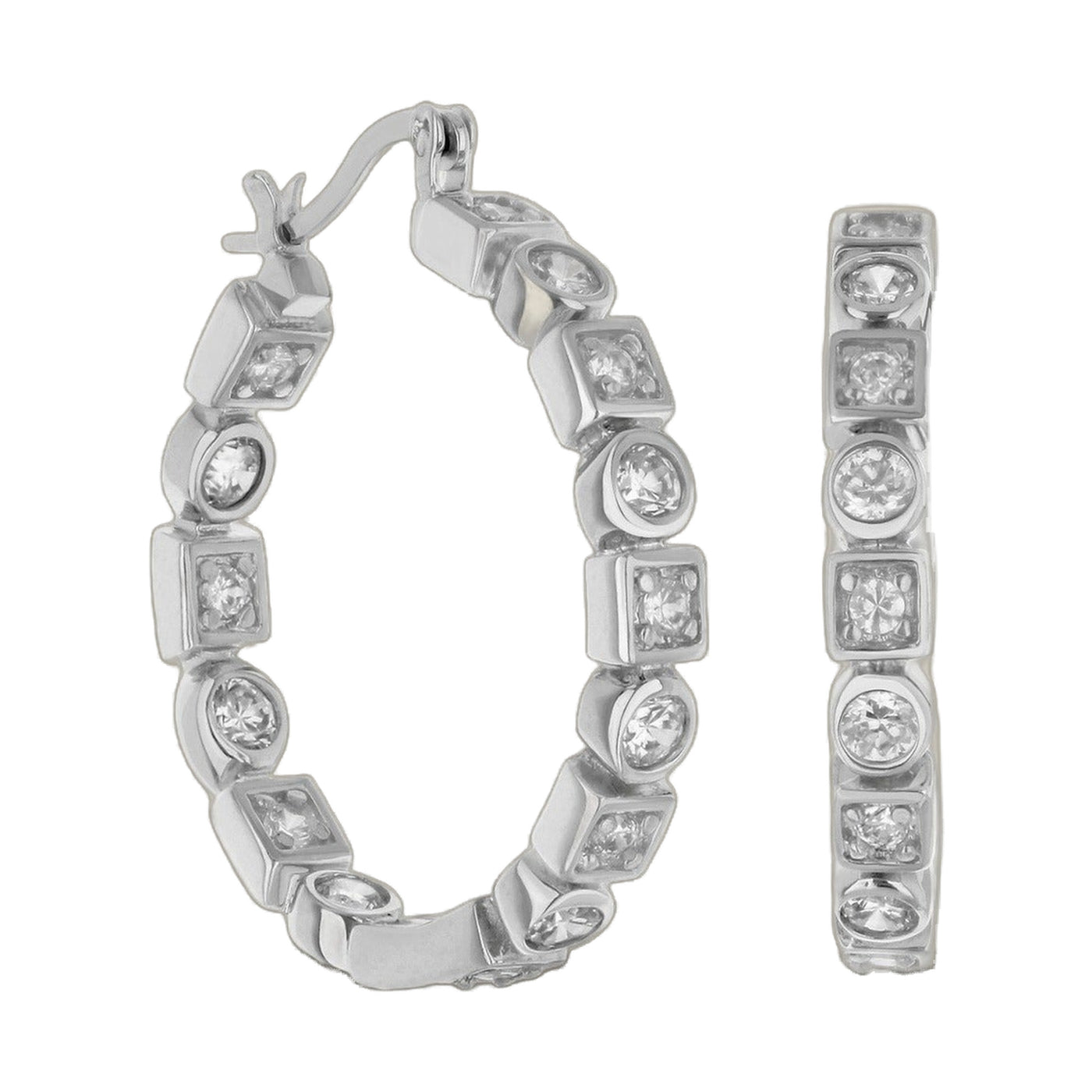 Sterling Silver Hoop Earrings