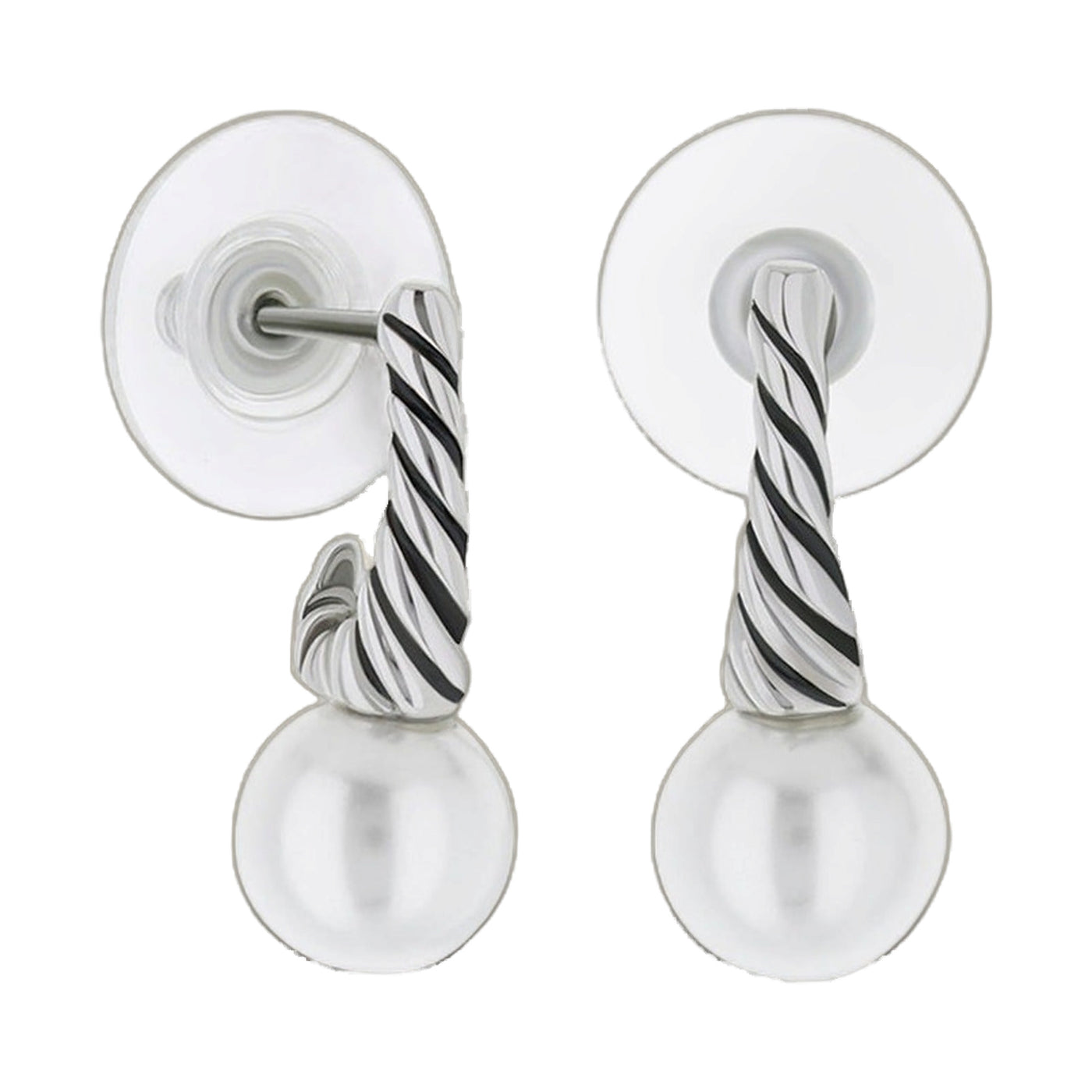 Antique Wire Pearl Earrings