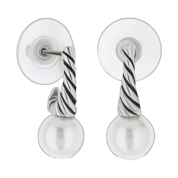 Antique Wire Pearl Earrings
