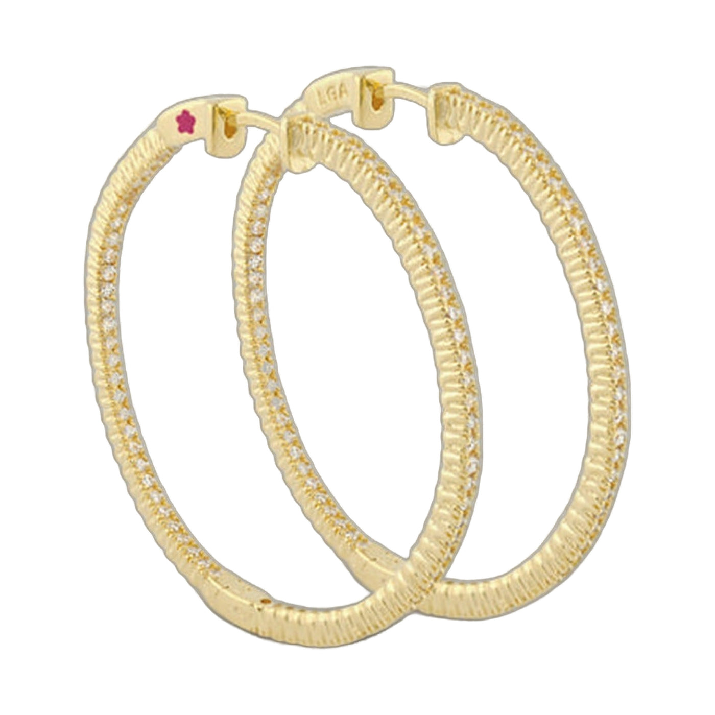Glamour Pave Earrings .925
