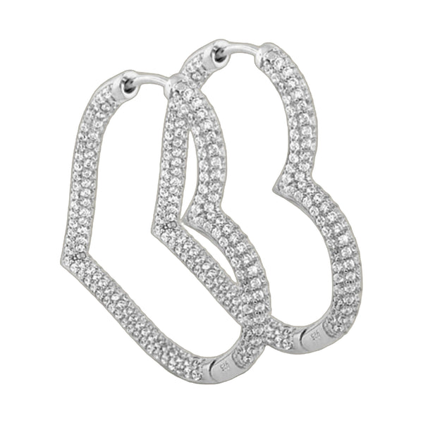 Glamour Pave 925 Earrings
