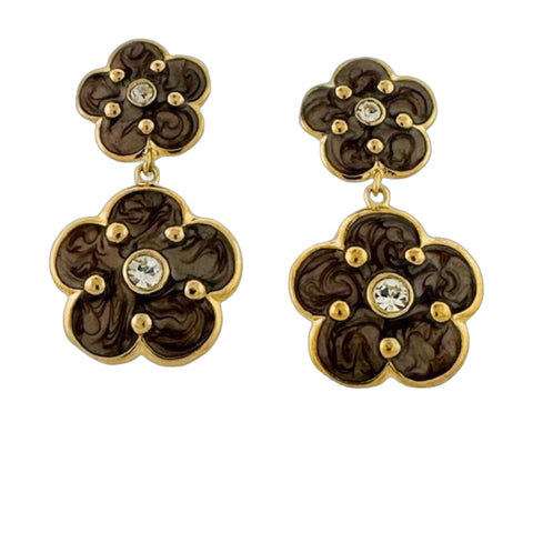 Flowers by Orly Earrings — Double Flower Drop