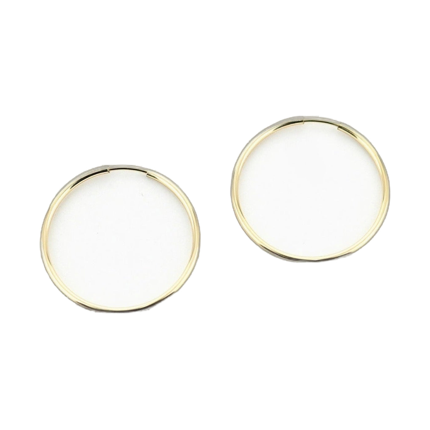14K Gold Filled 26mm Large Hoop Earrings for Women
