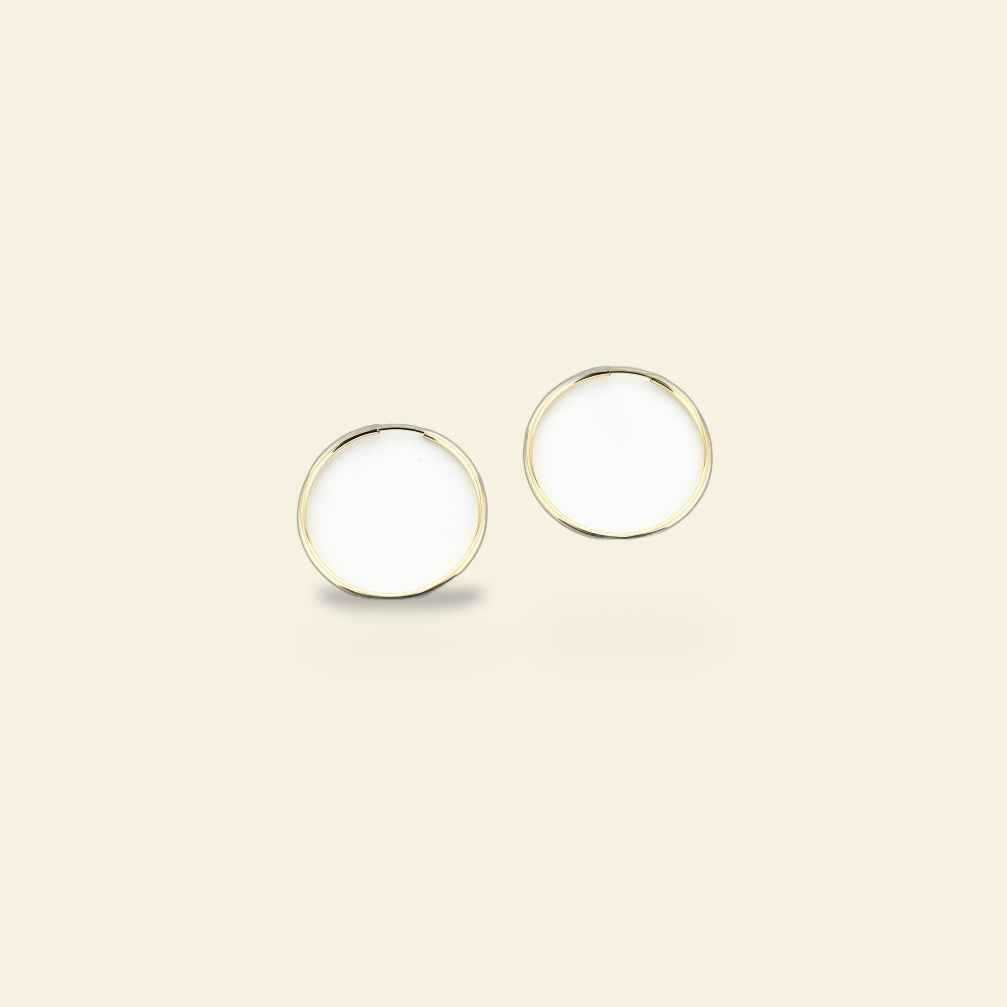 14K Gold Filled 26mm Large Hoop Earrings for Women