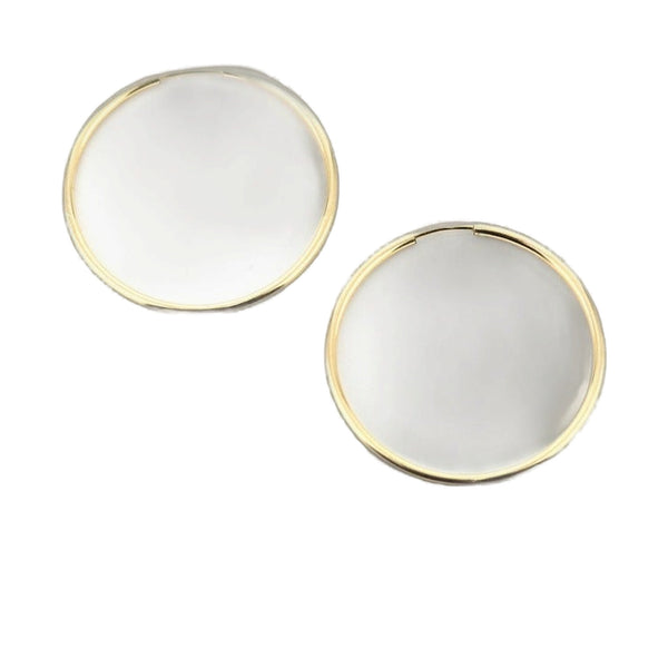 14k Yellow Gold Filled Hoop Earrings 30 Mm