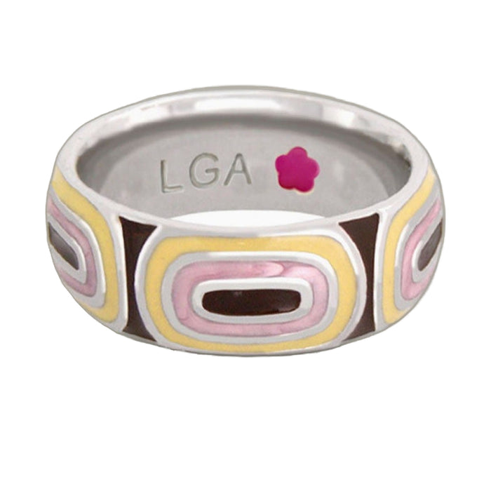 Modern Art Band ring