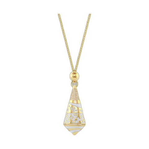 Flowers by Orly Pendant — Enamel Stripe Drop