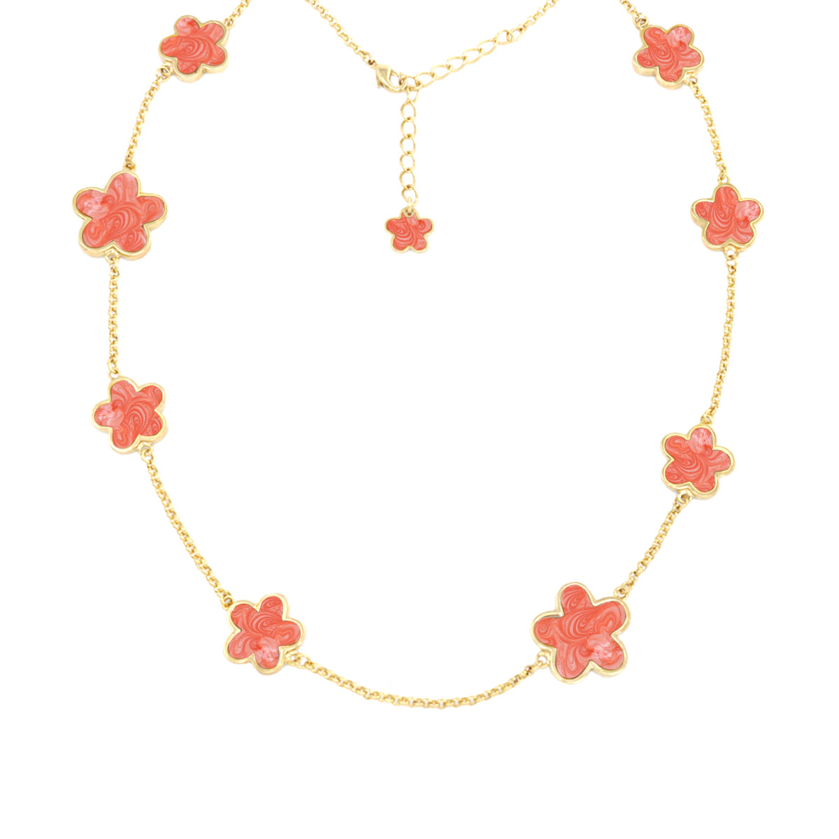 Daisy Love Necklace — Flower Collar & Drop