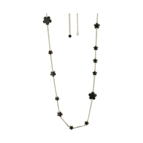 Daisy Love Gemstone Necklace — Long Station
