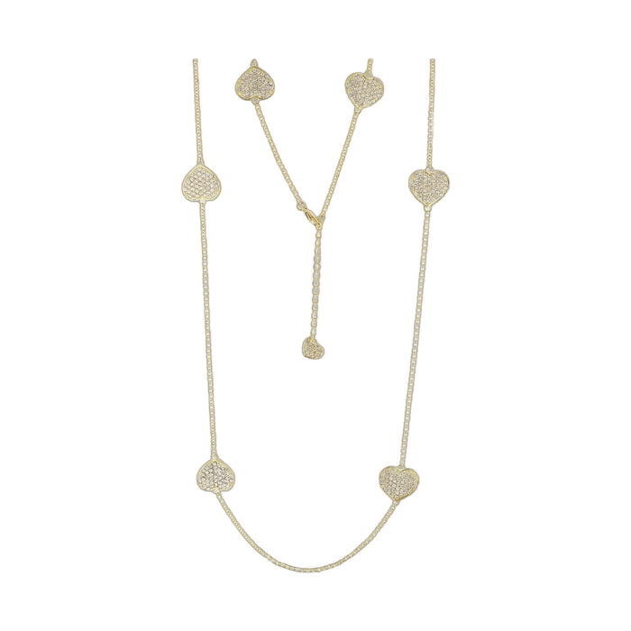 Pave Love Necklace
