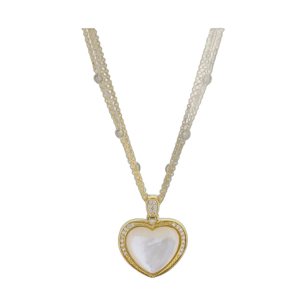 Pave Love Necklace