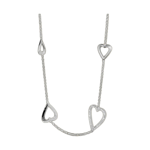 Pave Heart Necklace