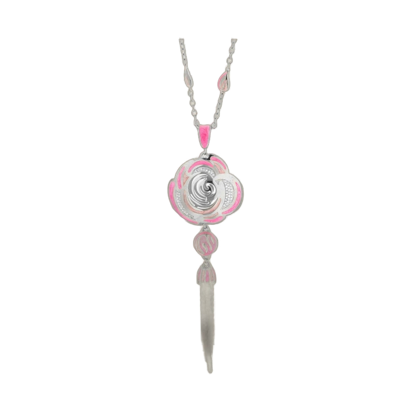 Roses Are Red Pendant Necklace