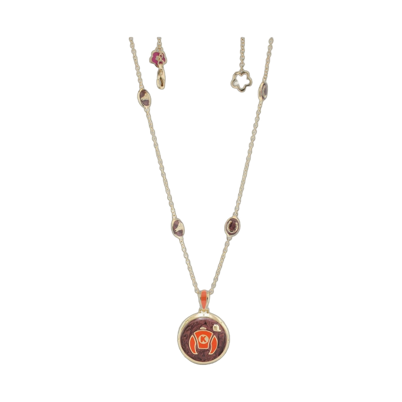 Equestrian Enamel Necklace