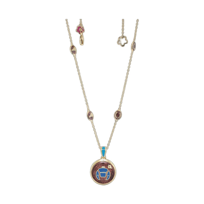 Equestrian Enamel Necklace
